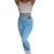Legginsy damskie prążkowane S/M
